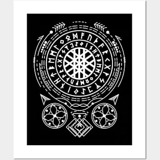 Web of Wyrd | Norse Pagan Symbol Posters and Art